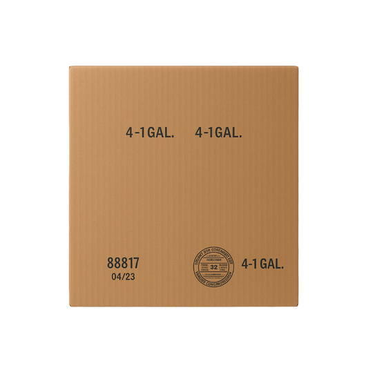 Box for Packing 128 oz Industrial Round Gallons – Single or Pack of 25