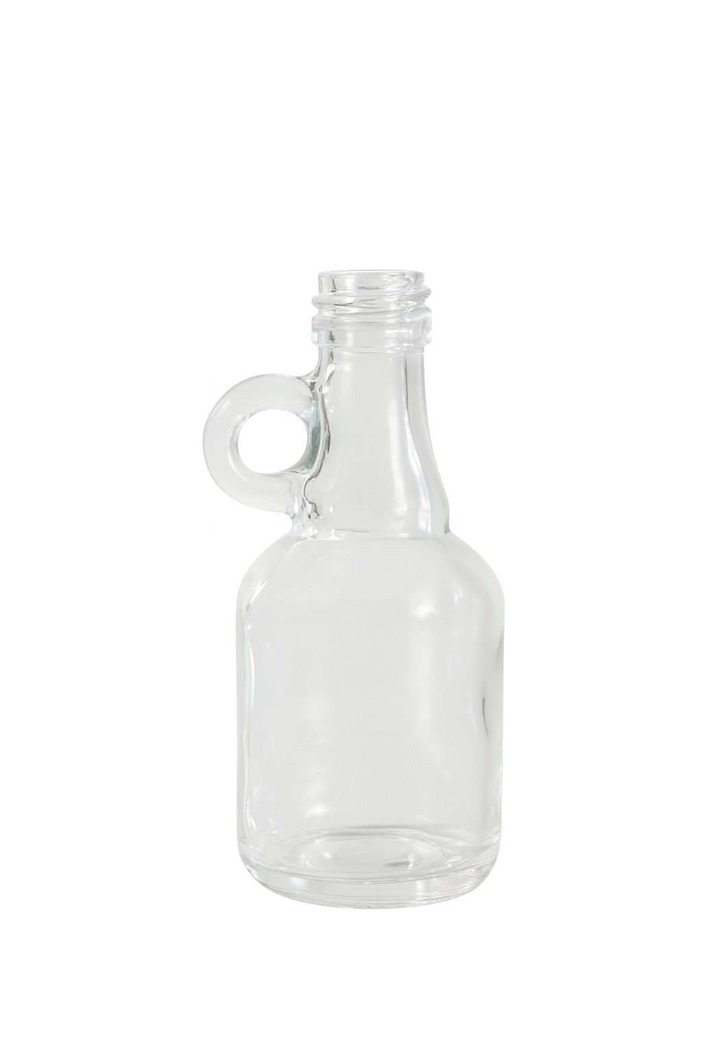 1.69 oz Glass Bottle with Cap and Plastic Insert