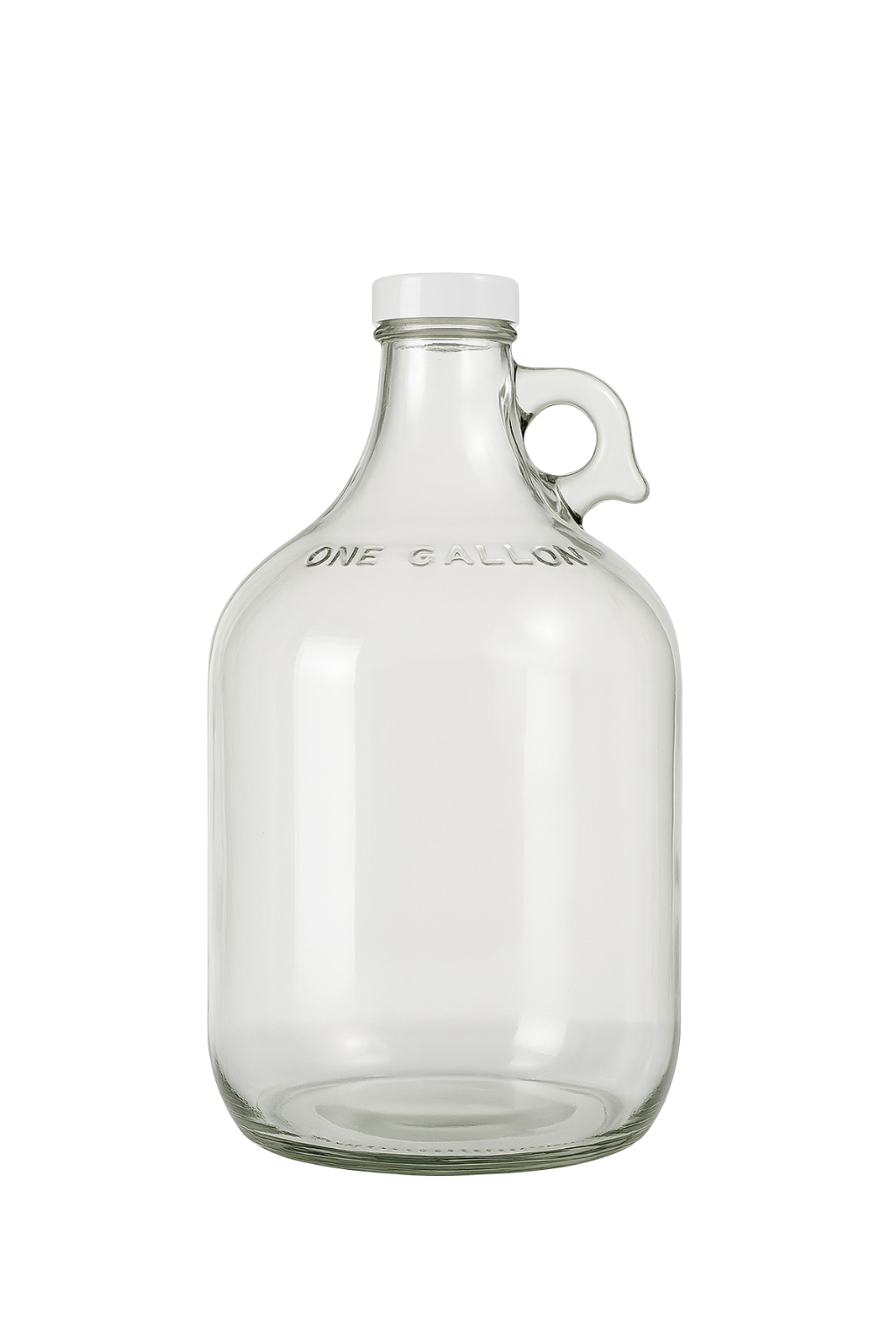 1-Gallon Glass Jug with Handle – With or Without Cap