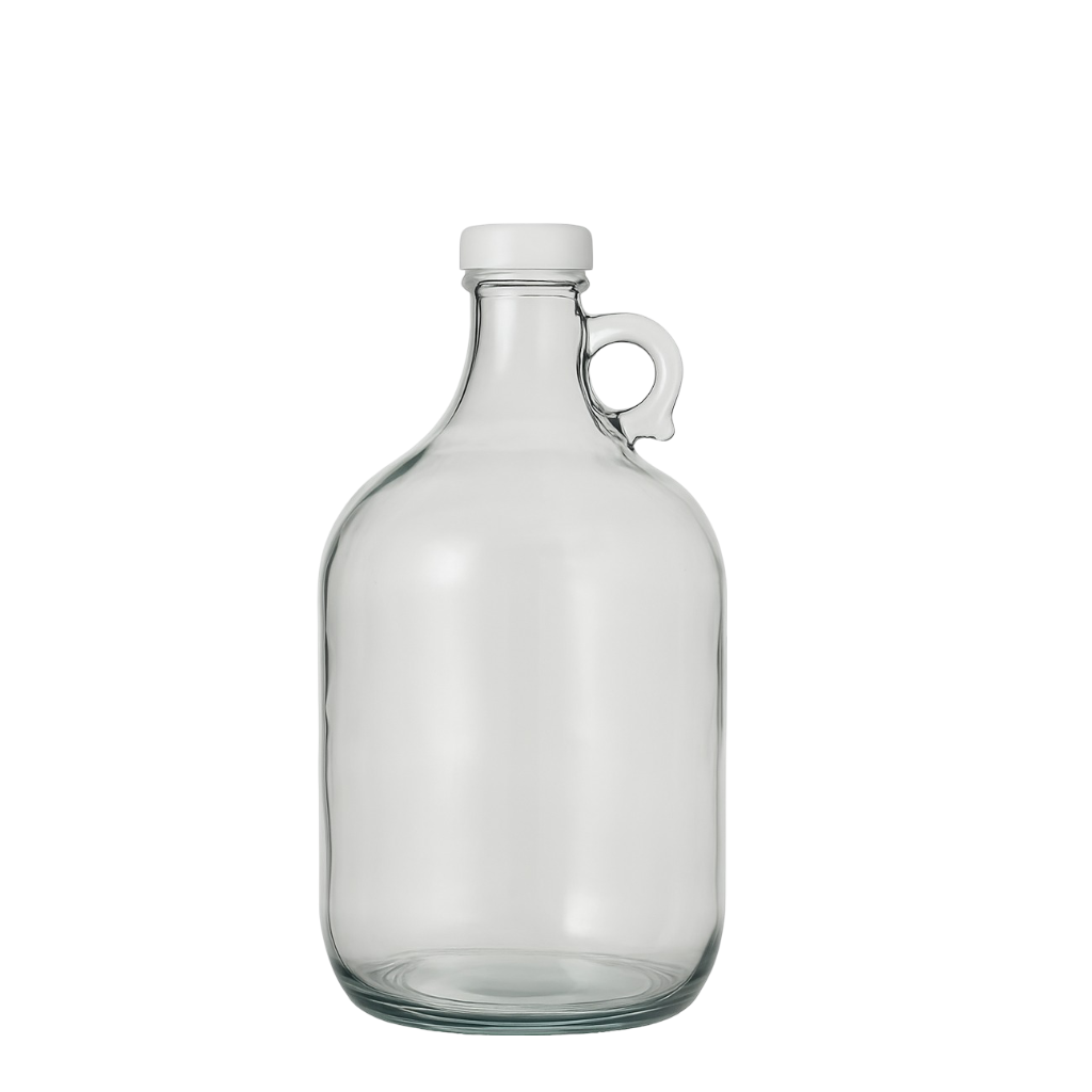 ½ Gallon Glass Jug with Handle – With or Without Cap