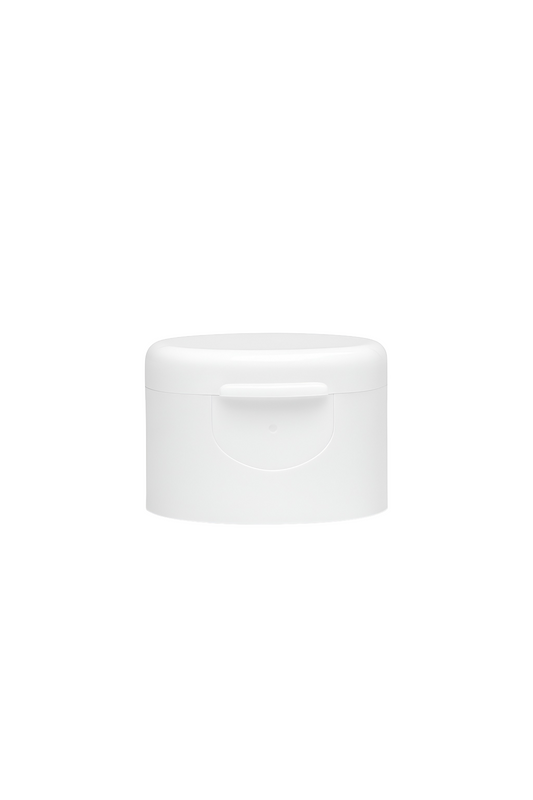 White Push-Top Cap – 24/410 Thread