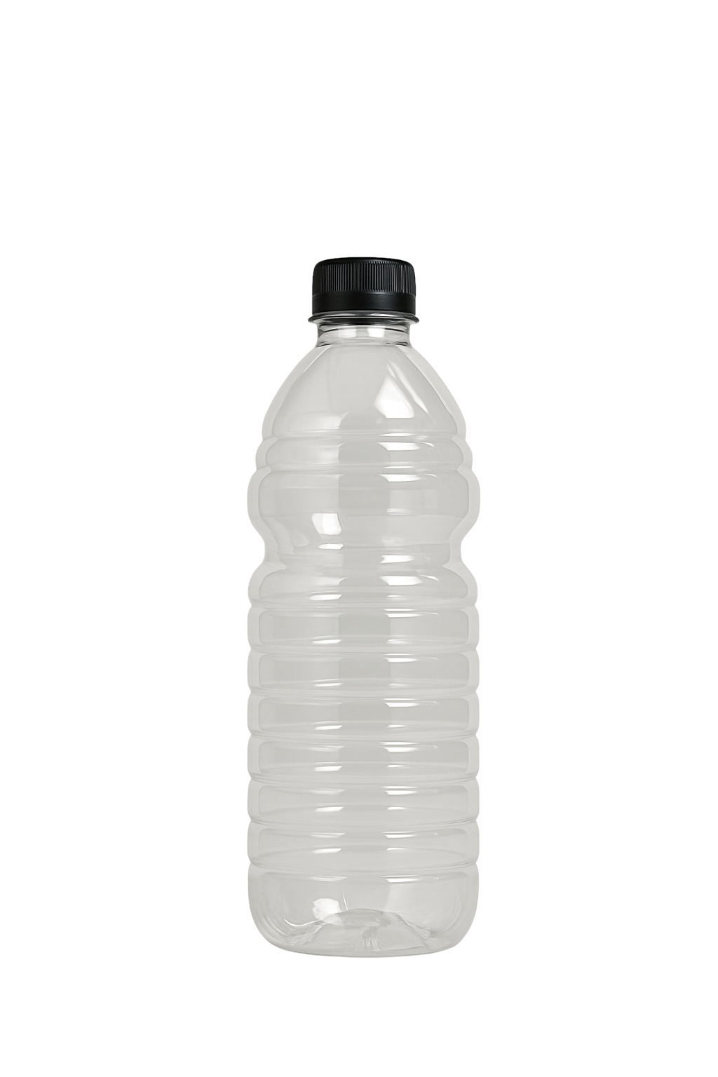 32 oz Ribbed Plastic Bottle