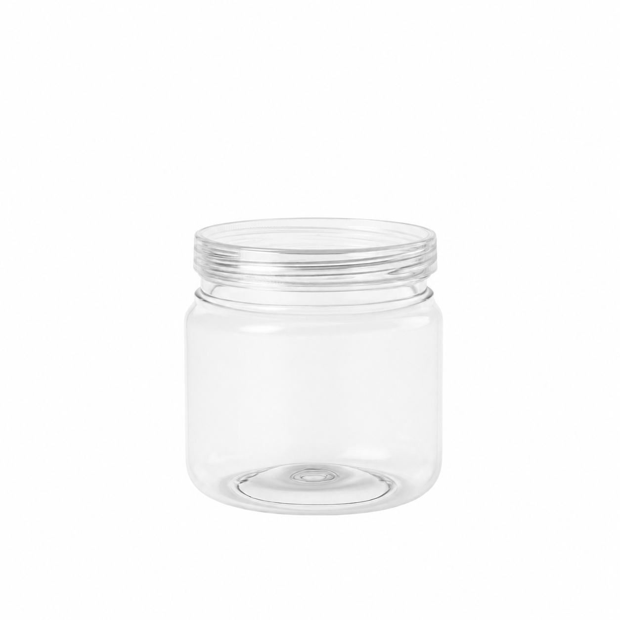 8 oz & 16 oz Plastic Jars — With or Without Lid