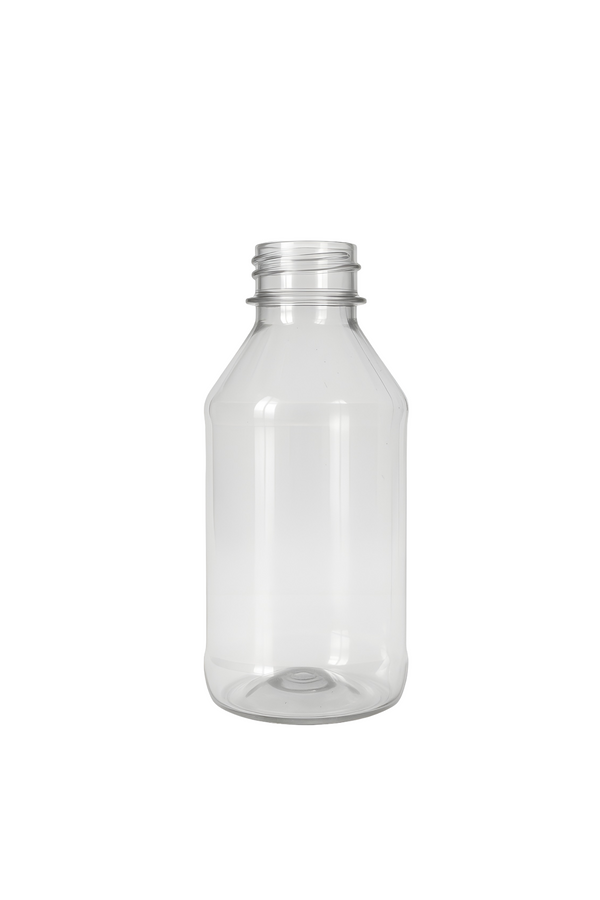 4 oz Clear PET Round Bottle