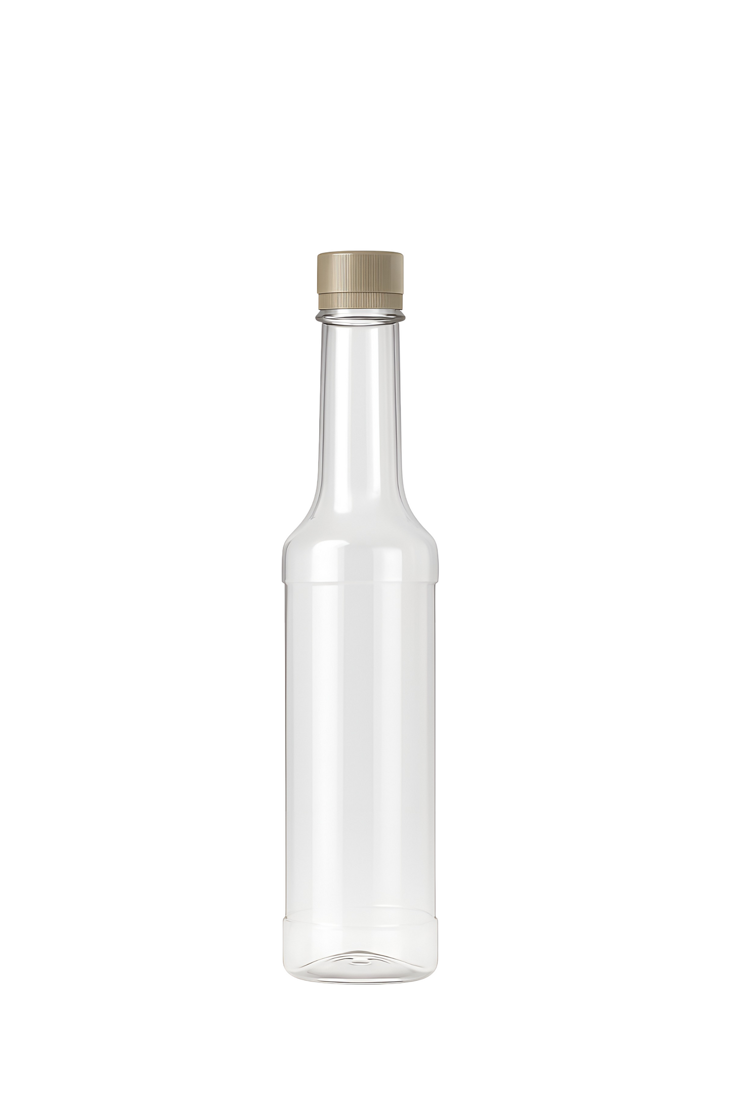 750 ml Clear PET Bottle – Box of 12 Units with Assorted Cap Colors