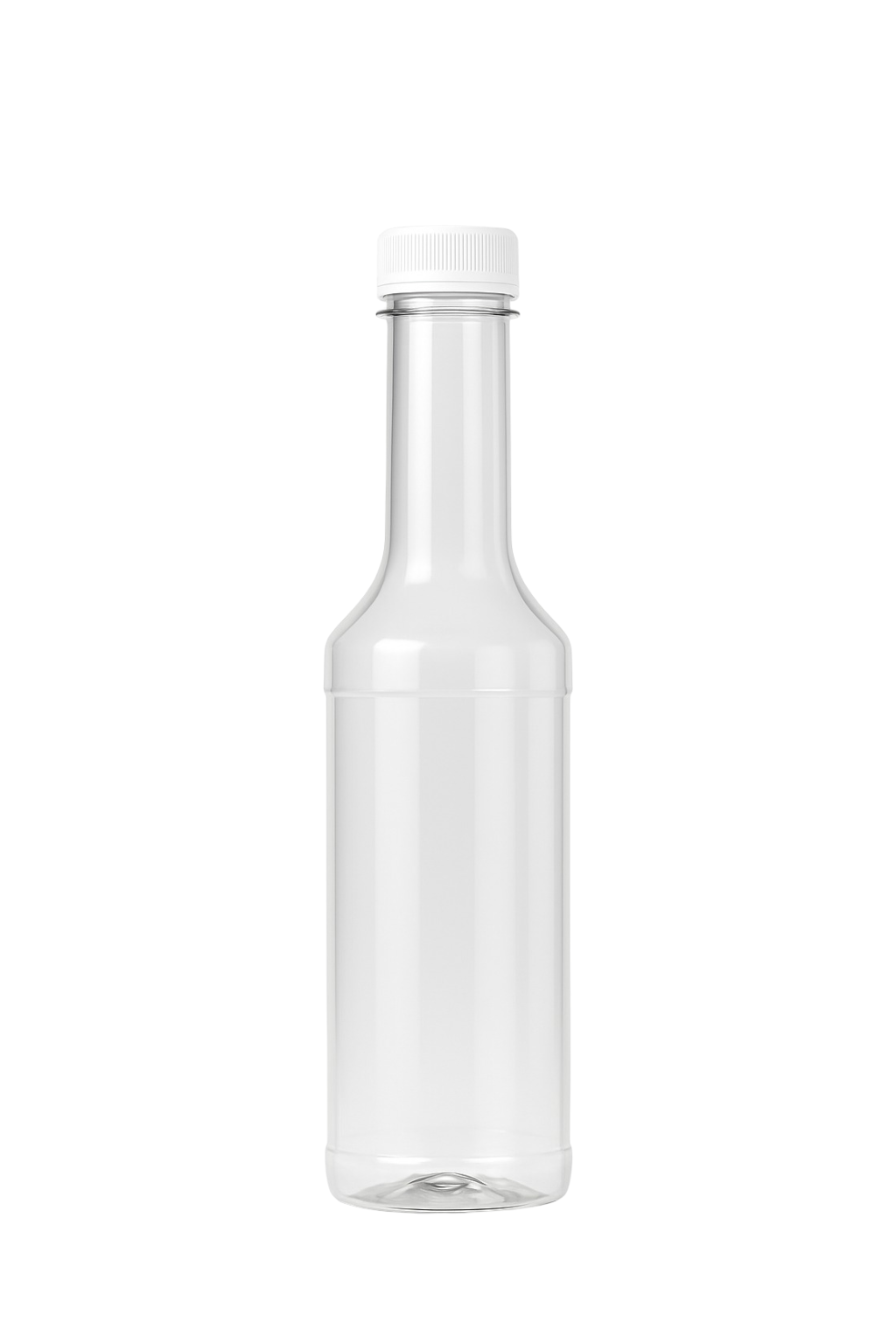 750 ml Clear PET Bottle – Box of 12 Units with Assorted Cap Colors