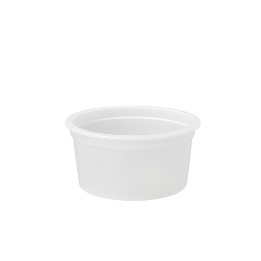 White Food Containers – 16 oz & 32 oz – With or Without Lid