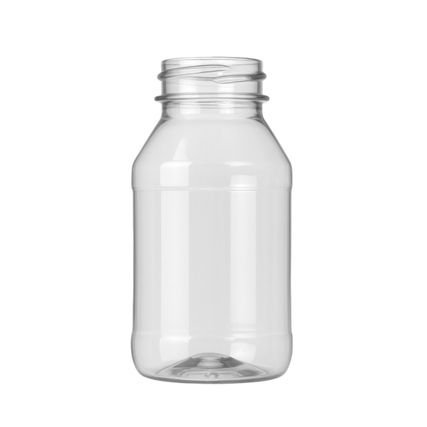 2 oz Clear PET Round Bottle