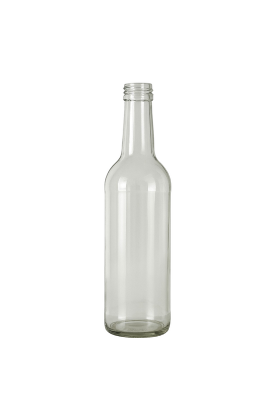 750 ml Glass Bottle – Sold in Cases of 12 – Assorted Cap Colors Available