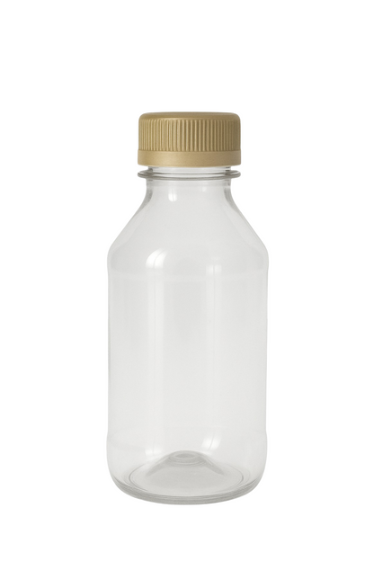 4 oz Clear PET Round Bottle
