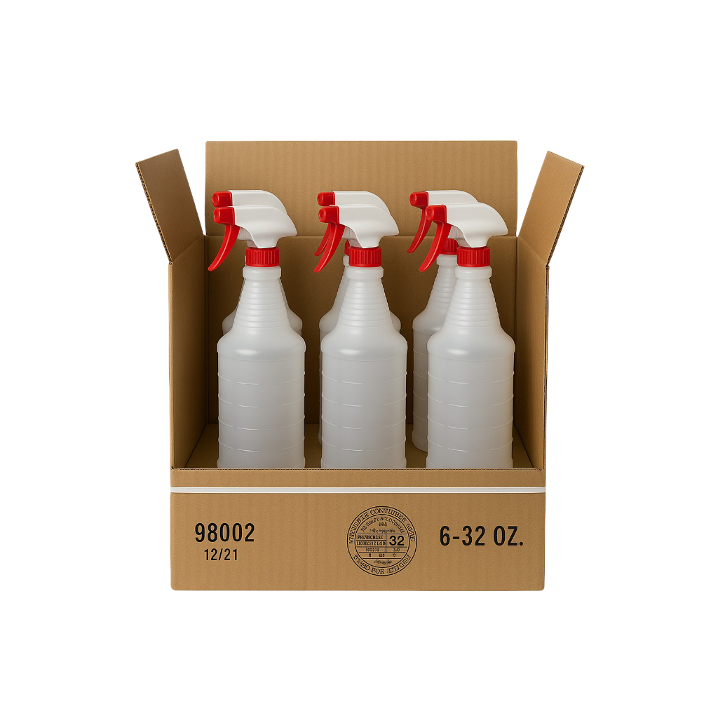 Industrial Box for 32 oz Bottles – Single or Pack of 25