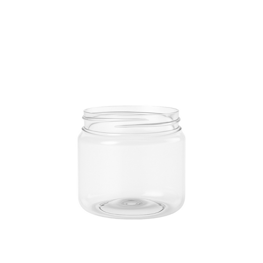 8 oz & 16 oz Plastic Jars — With or Without Lid
