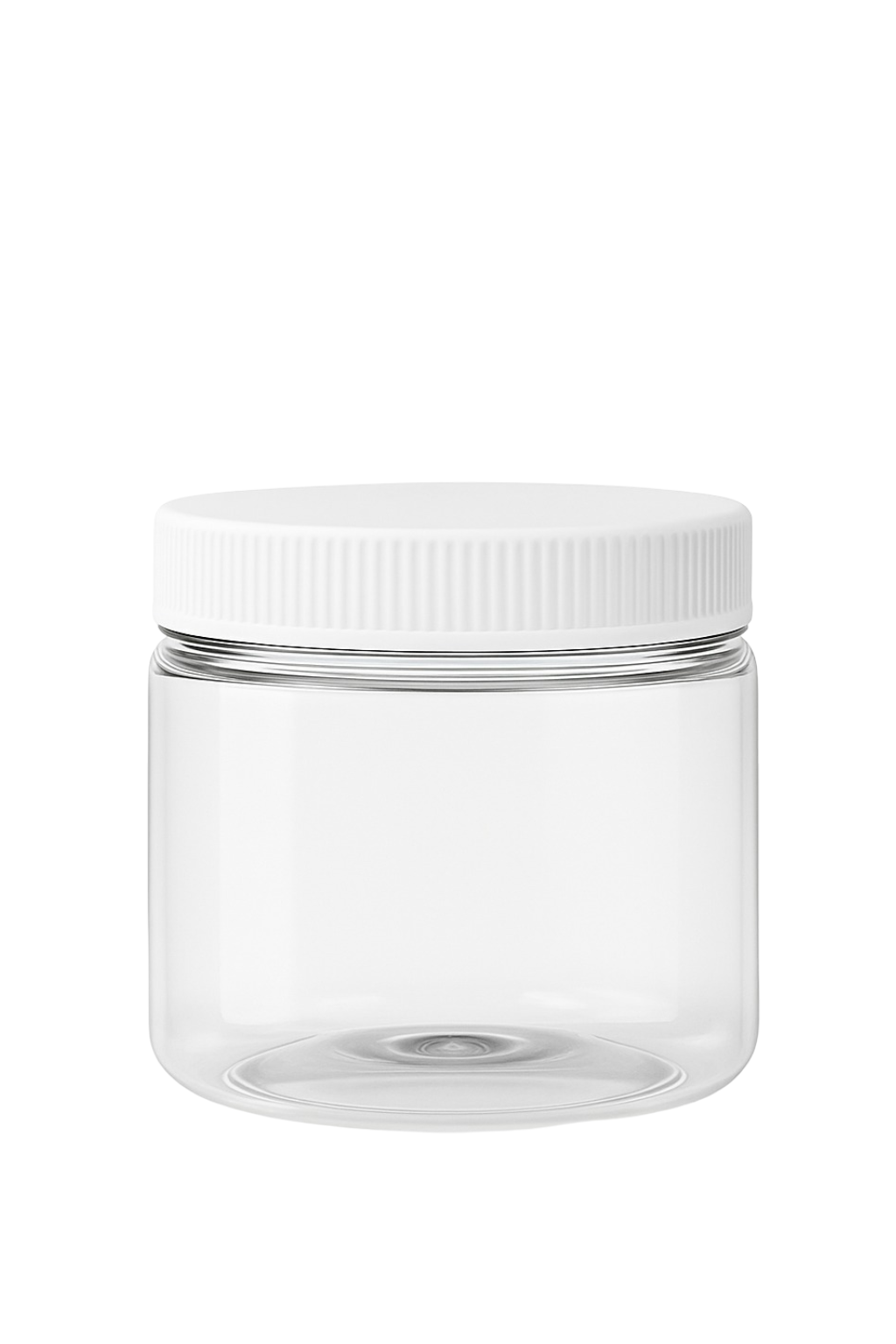 8 oz & 16 oz Plastic Jars — With or Without Lid