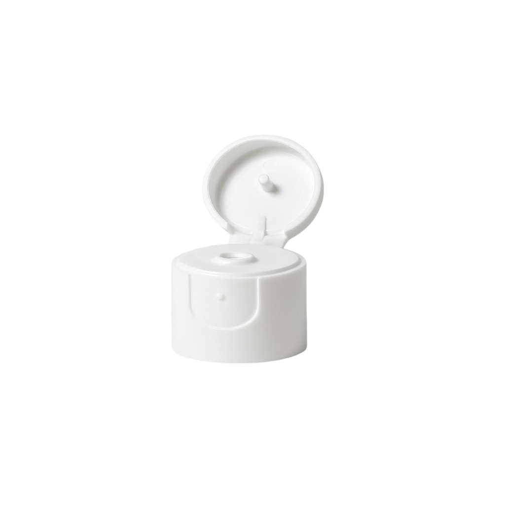 White Push-Top Cap – 24/410 Thread
