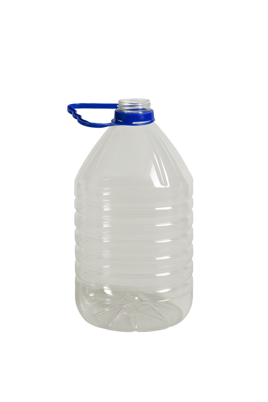 1-Gallon Plastic Jug with Blue Handle
