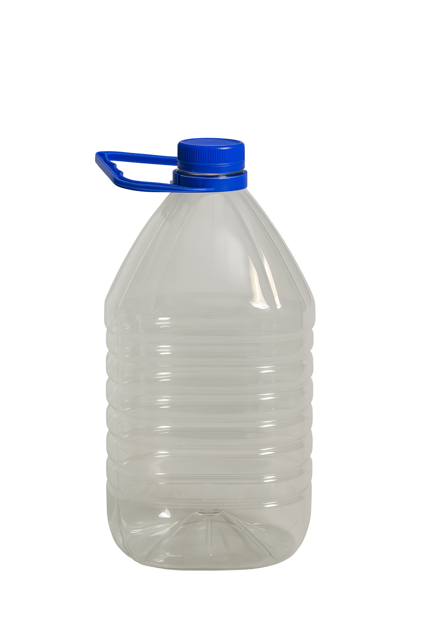 1-Gallon Plastic Jug with Blue Handle