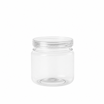 8 oz & 16 oz Plastic Jars — With or Without Lid