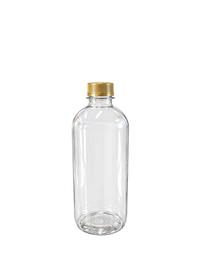 16 oz Clear Round Plastic Bottle – 29 Grams