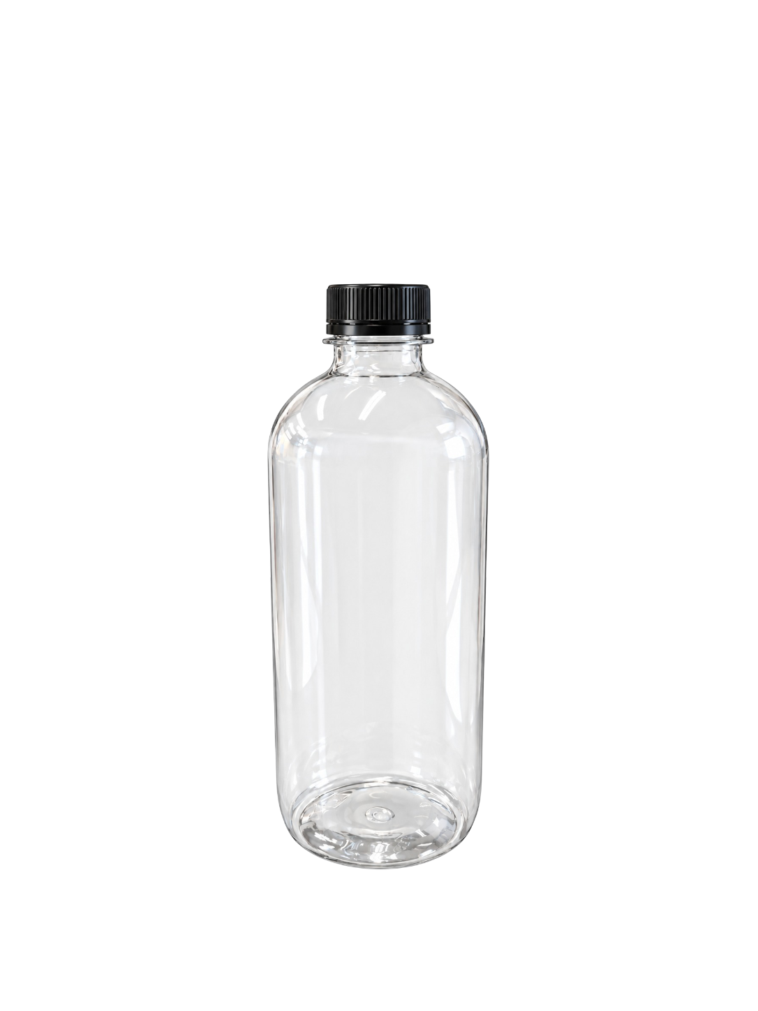 16 oz Clear Round Plastic Bottle – 29 Grams