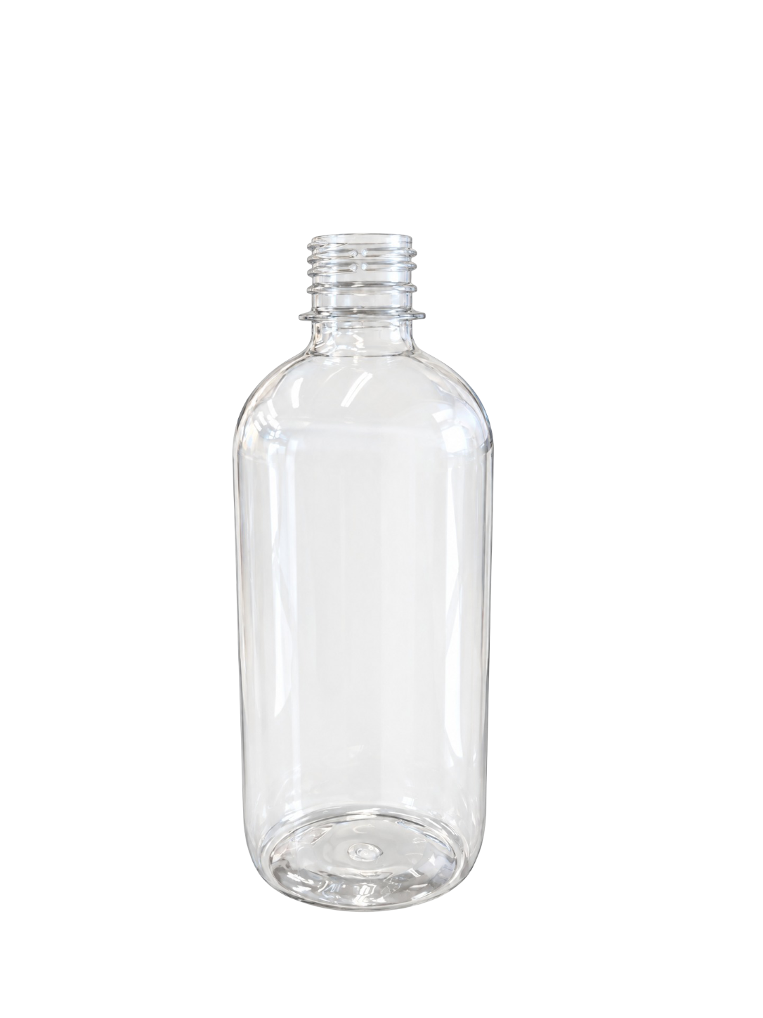16 oz Clear Round Plastic Bottle – 29 Grams