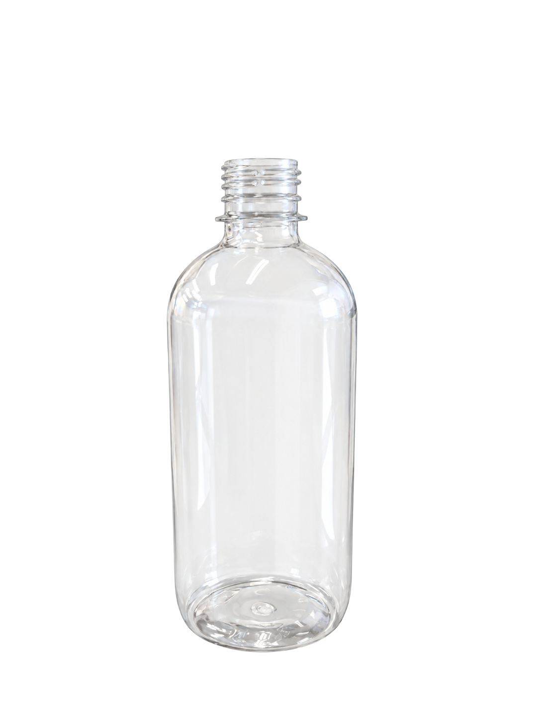 16 oz Clear Round Plastic Bottle – 29 Grams