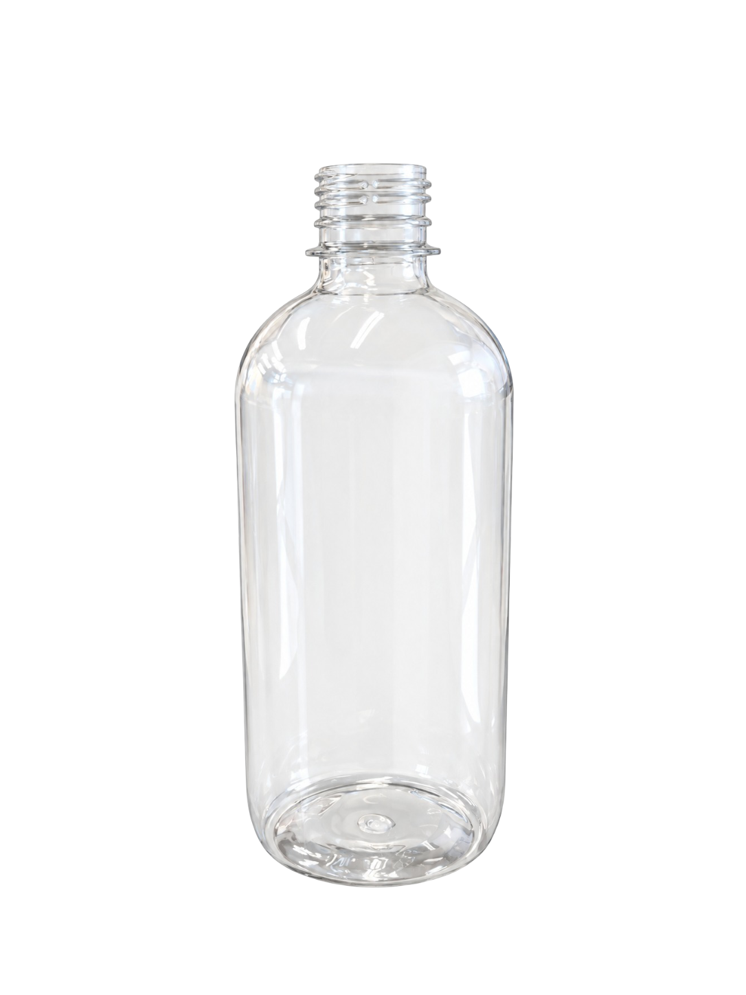 16 oz Clear Round Plastic Bottle – 29 Grams
