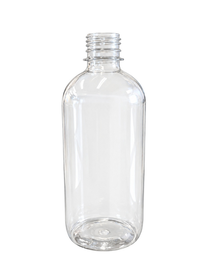 16 oz Clear Round Plastic Bottle – 29 Grams