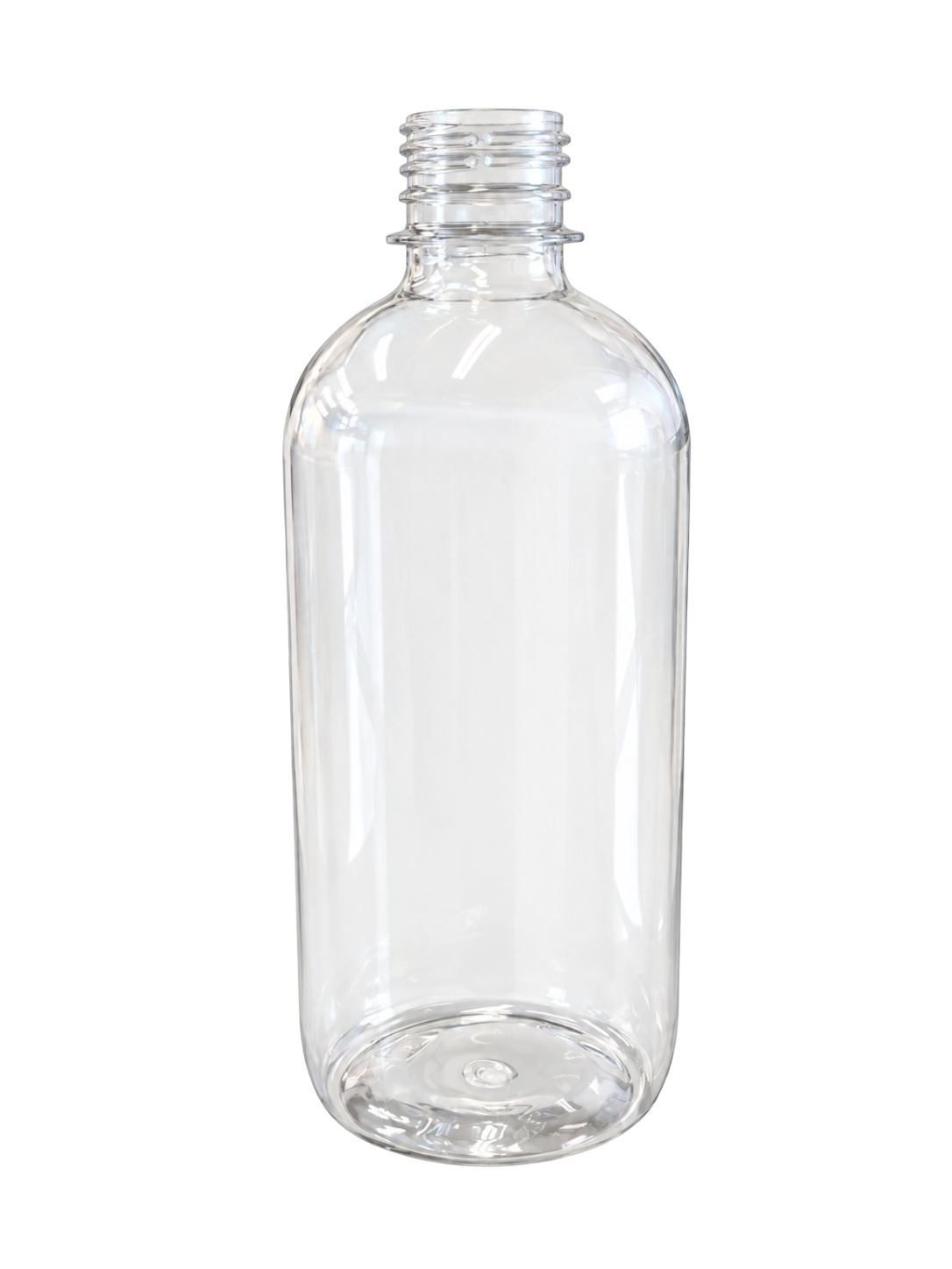 16 oz Clear Round Plastic Bottle – 29 Grams