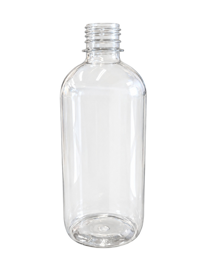 16 oz Clear Round Plastic Bottle – 29 Grams