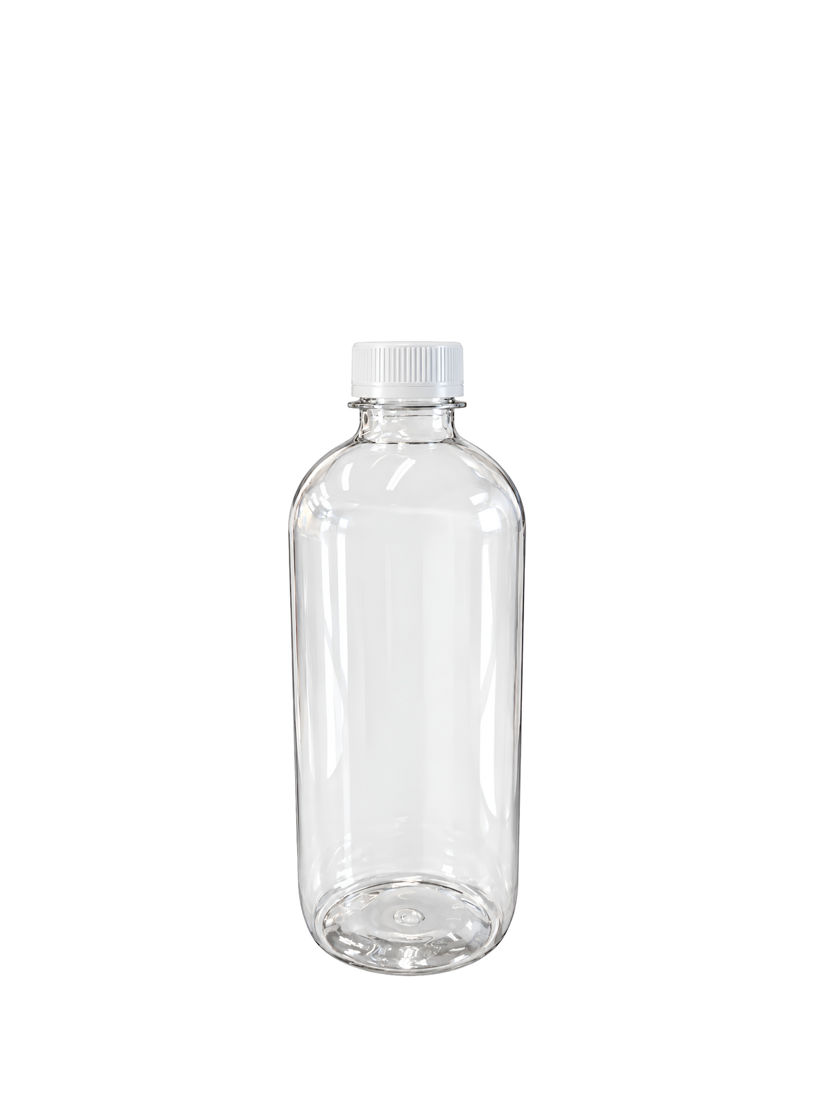 16 oz Clear Round Plastic Bottle – 29 Grams